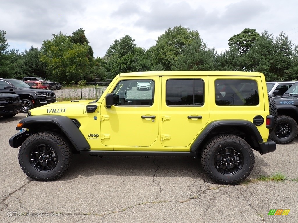 High Velocity 2024 Jeep Wrangler 4-Door Willys 4xe Hybrid Exterior Photo #146424381