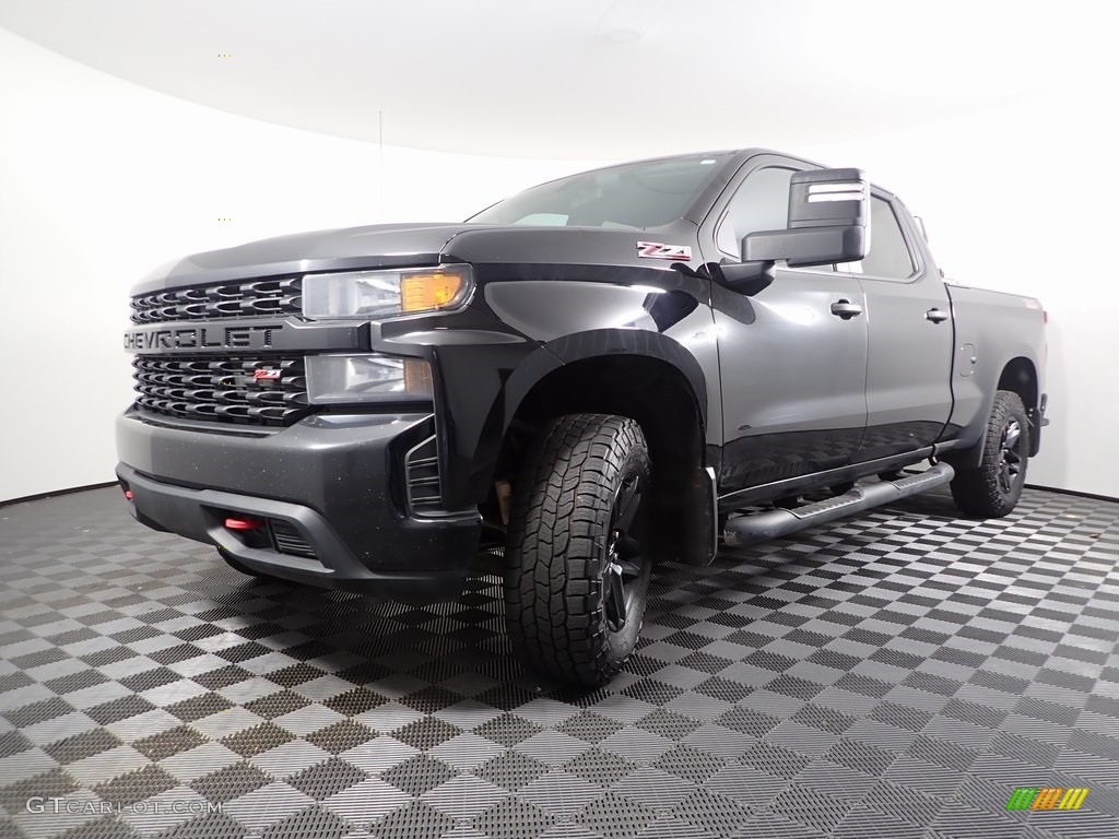 2019 Silverado 1500 Custom Z71 Trail Boss Crew Cab 4WD - Black / Jet Black photo #7