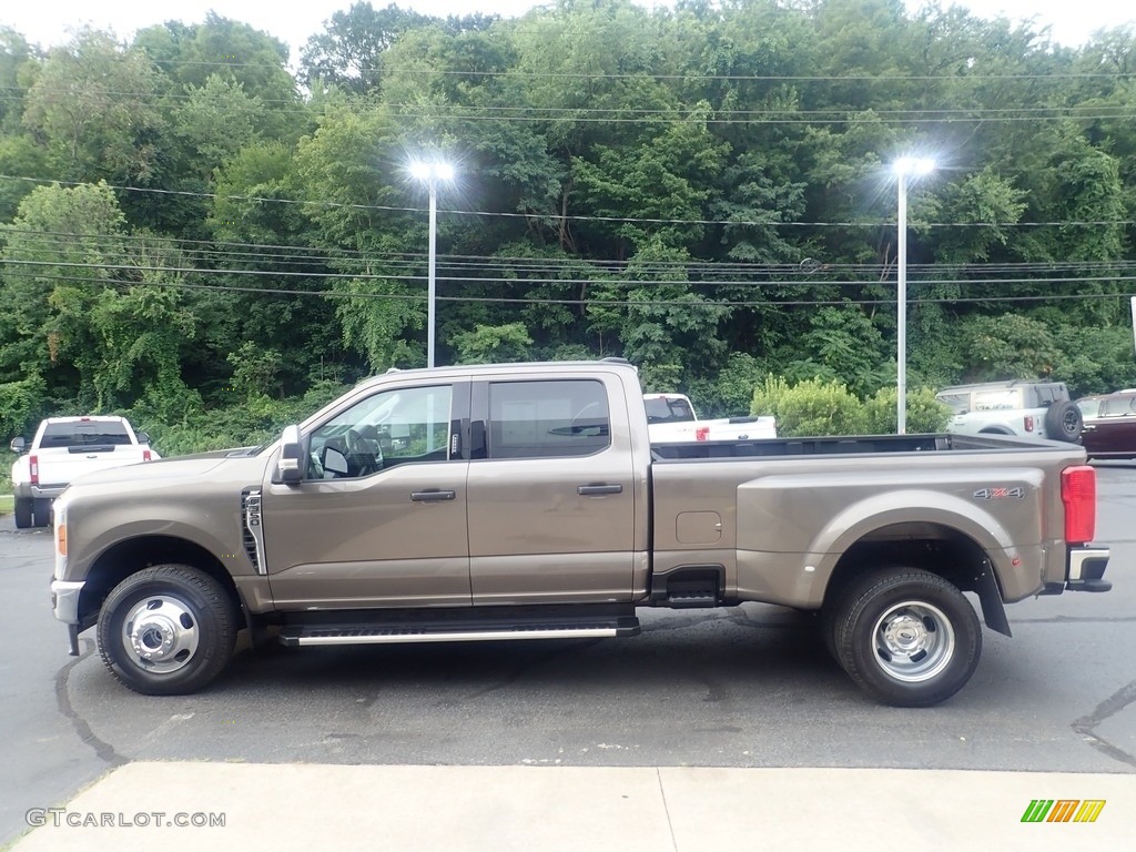 2023 F350 Super Duty XLT Crew Cab 4x4 - Stone Gray Metallic / Medium Dark Slate photo #5