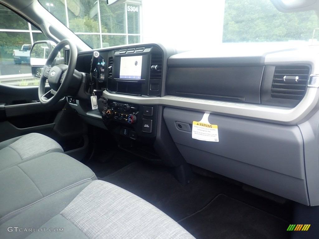 2023 F350 Super Duty XLT Crew Cab 4x4 - Stone Gray Metallic / Medium Dark Slate photo #11