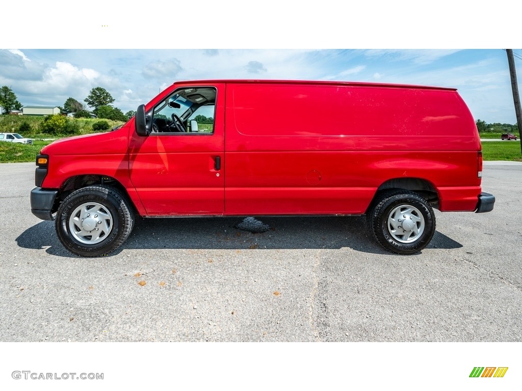 Vermillion Red 2014 Ford E-Series Van E350 Cargo Van Exterior Photo #146424614
