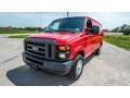 Vermillion Red 2014 Ford E-Series Van E350 Cargo Van Exterior