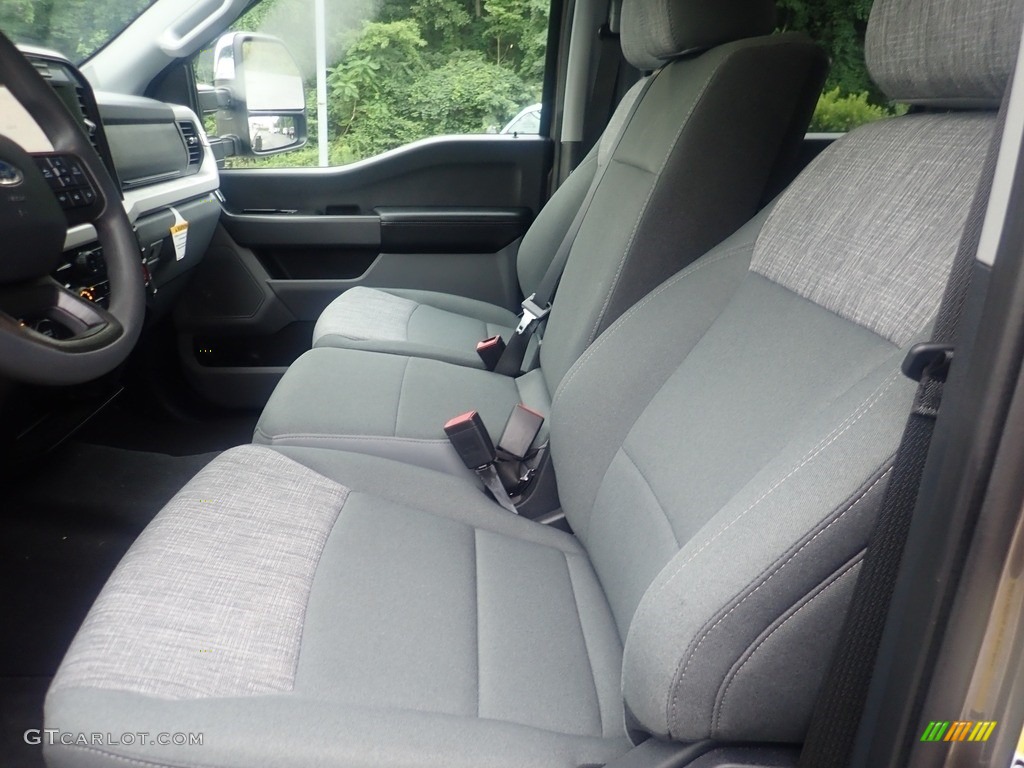 2023 F350 Super Duty XLT Crew Cab 4x4 - Stone Gray Metallic / Medium Dark Slate photo #17