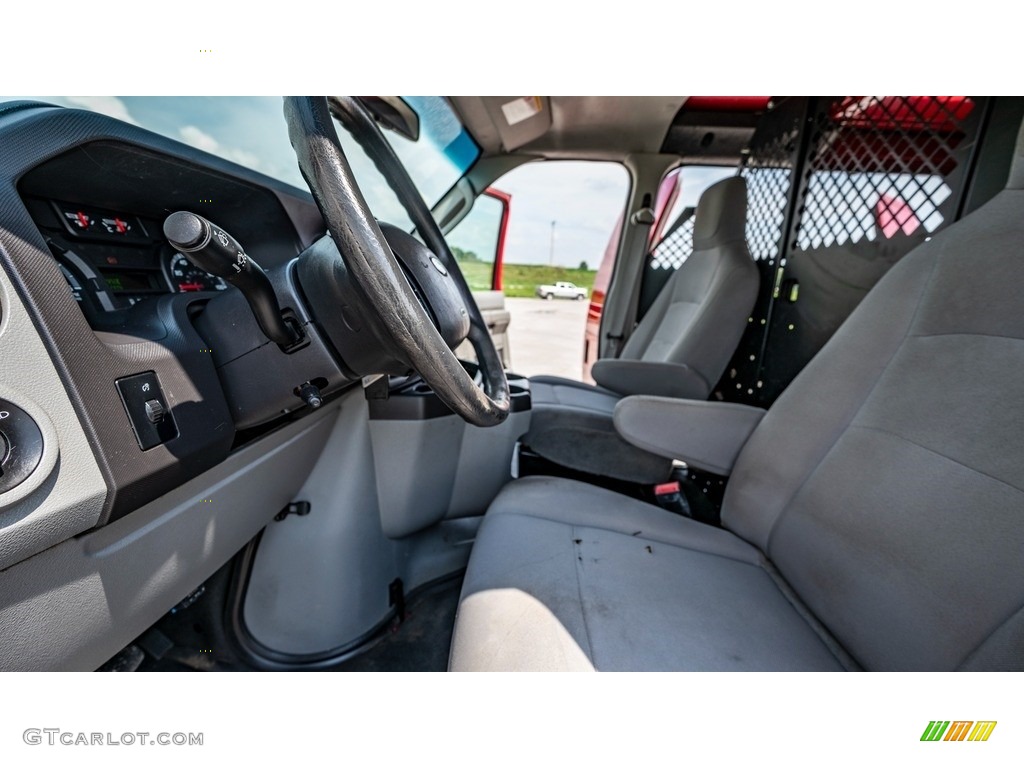 2014 E-Series Van E350 Cargo Van - Vermillion Red / Medium Flint photo #18