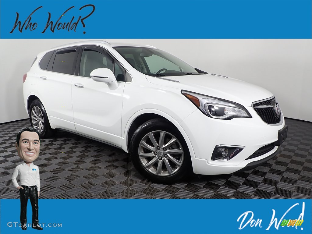 2019 Envision Essence - Summit White / Dark Galvanized photo #2