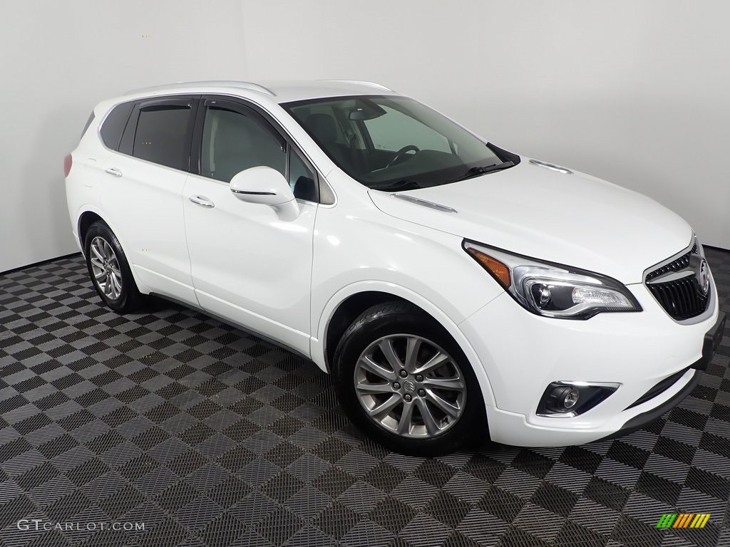 Summit White 2019 Buick Envision Essence Exterior Photo #146425598