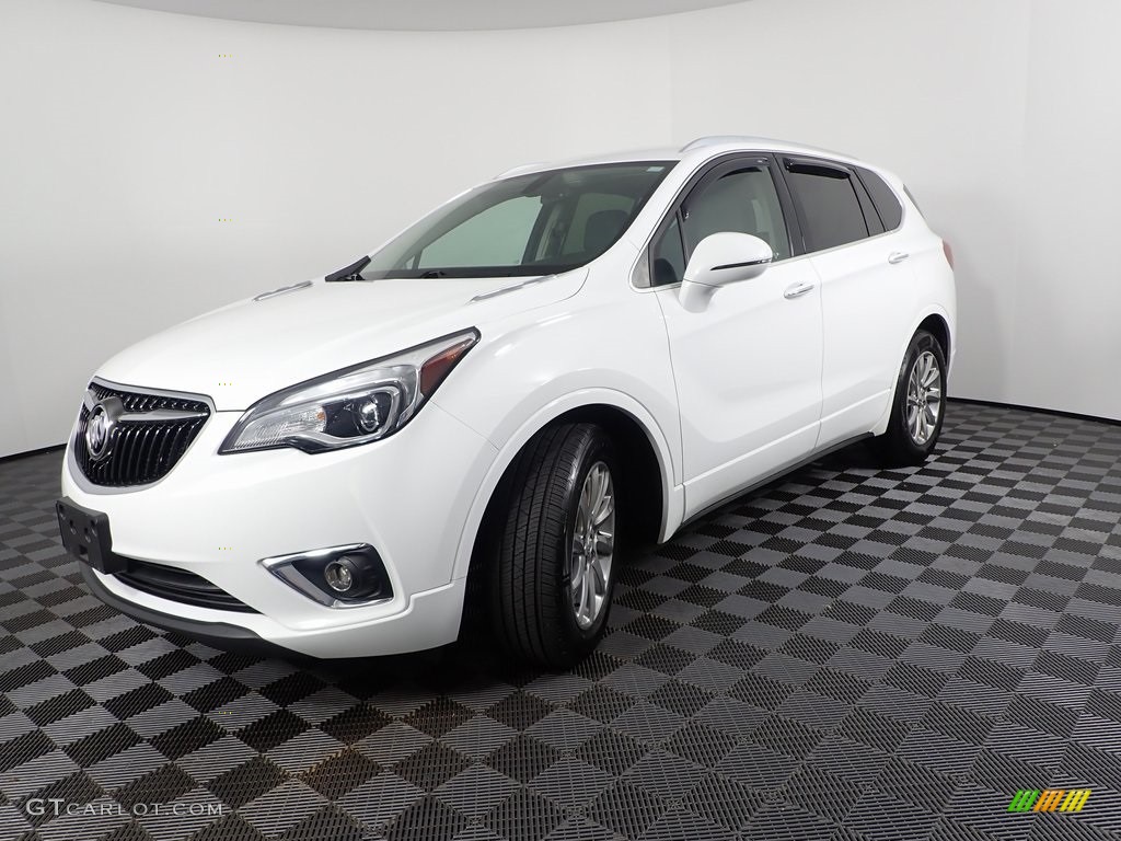 Summit White 2019 Buick Envision Essence Exterior Photo #146425655