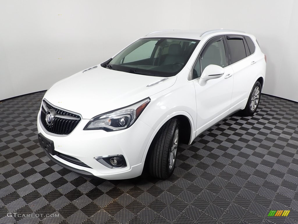 Summit White 2019 Buick Envision Essence Exterior Photo #146425671
