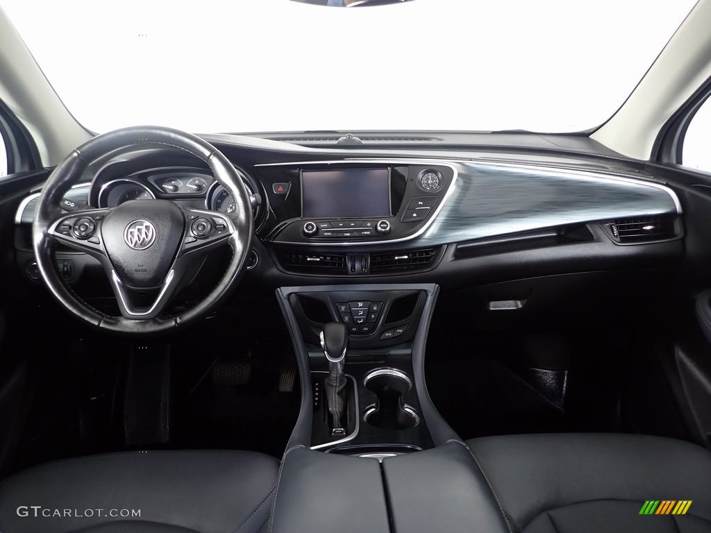 Dark Galvanized Interior 2019 Buick Envision Essence Photo #146425860