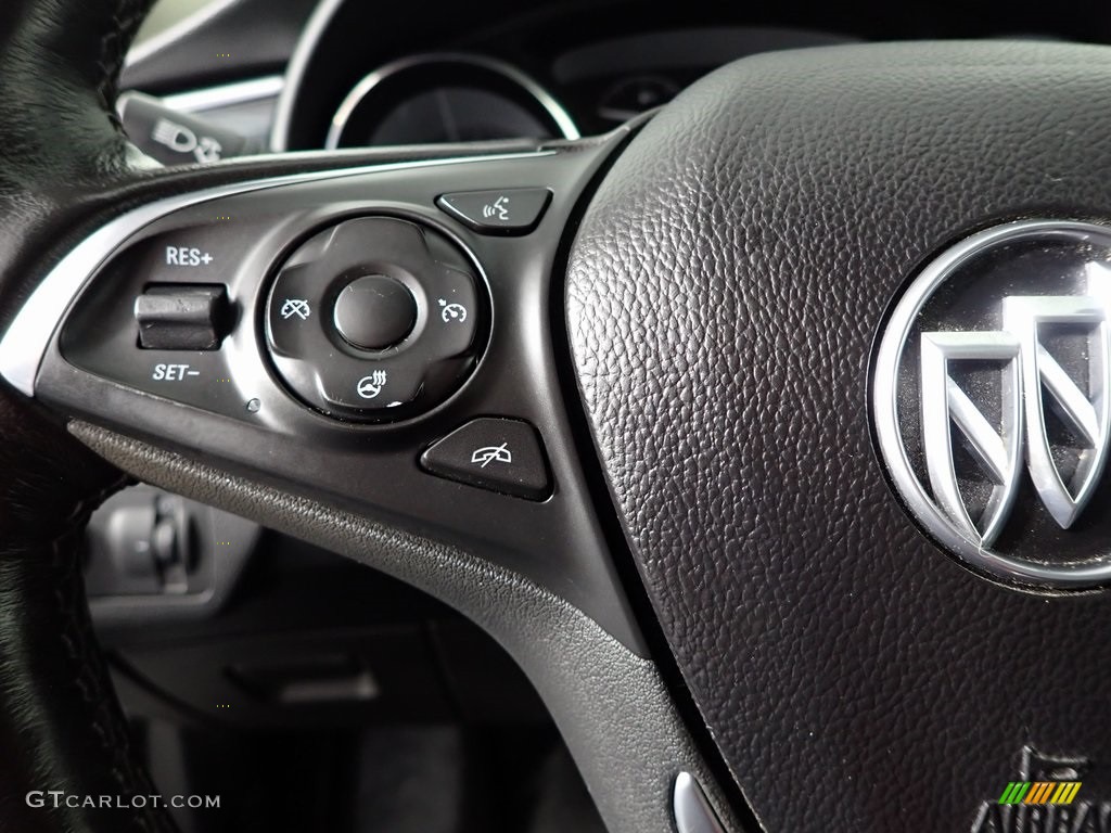 2019 Buick Envision Essence Dark Galvanized Steering Wheel Photo #146425924