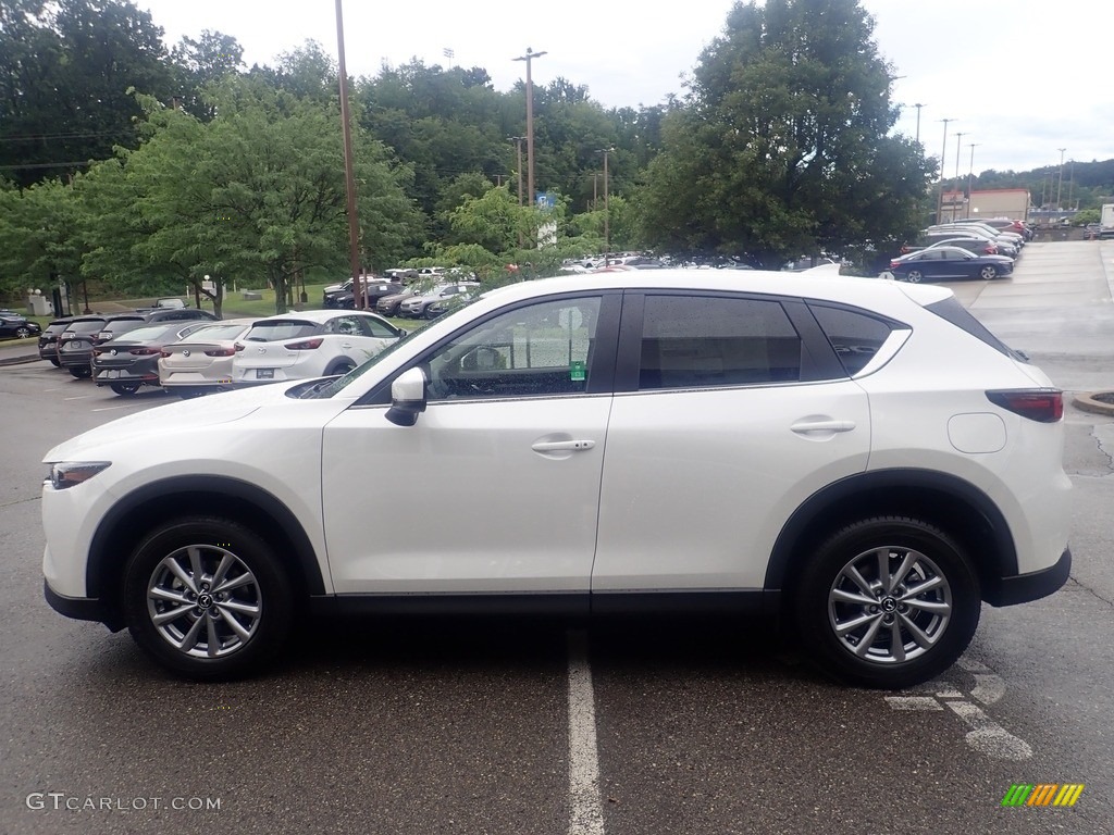 2023 CX-5 S Preferred AWD - Rhodium White Metallic / Black photo #6