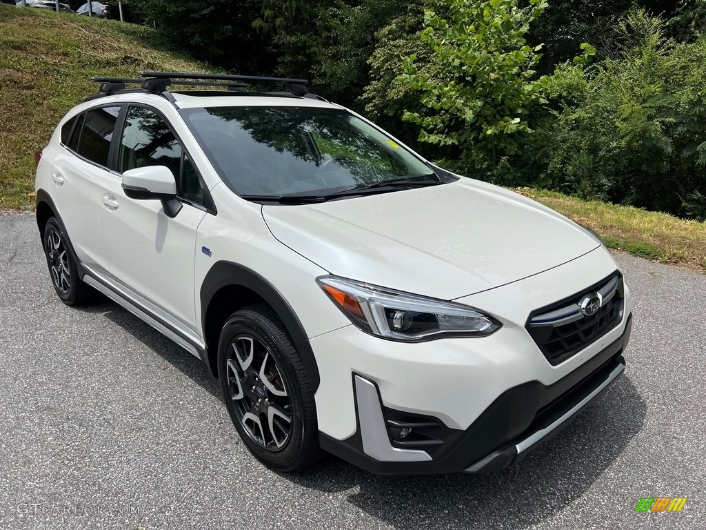 Crystal White Pearl 2021 Subaru Crosstrek Hybrid Exterior Photo #146426070