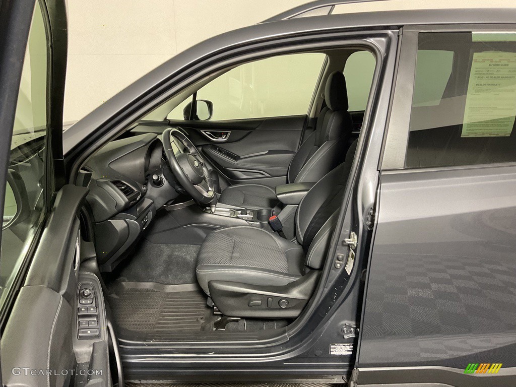 Black Interior 2021 Subaru Forester 2.5i Premium Photo #146426586
