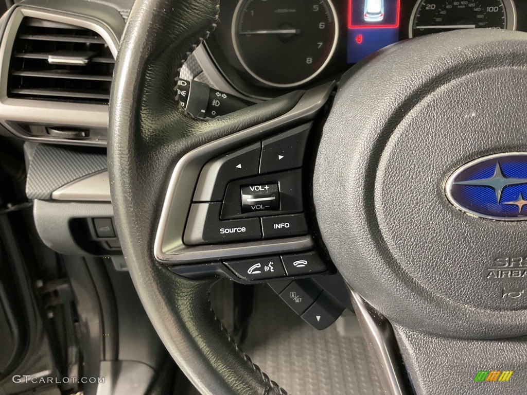 2021 Subaru Forester 2.5i Premium Black Steering Wheel Photo #146426604