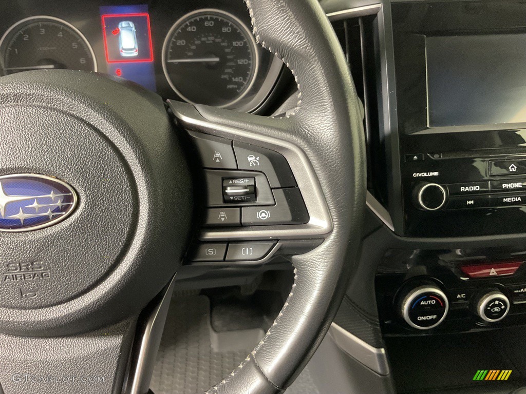 2021 Subaru Forester 2.5i Premium Black Steering Wheel Photo #146426607