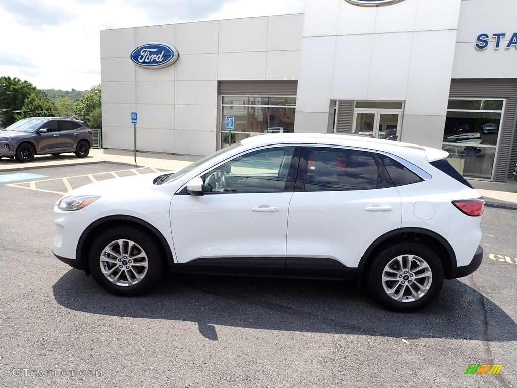 2020 Escape SE 4WD - Oxford White / Dark Earth Gray photo #2