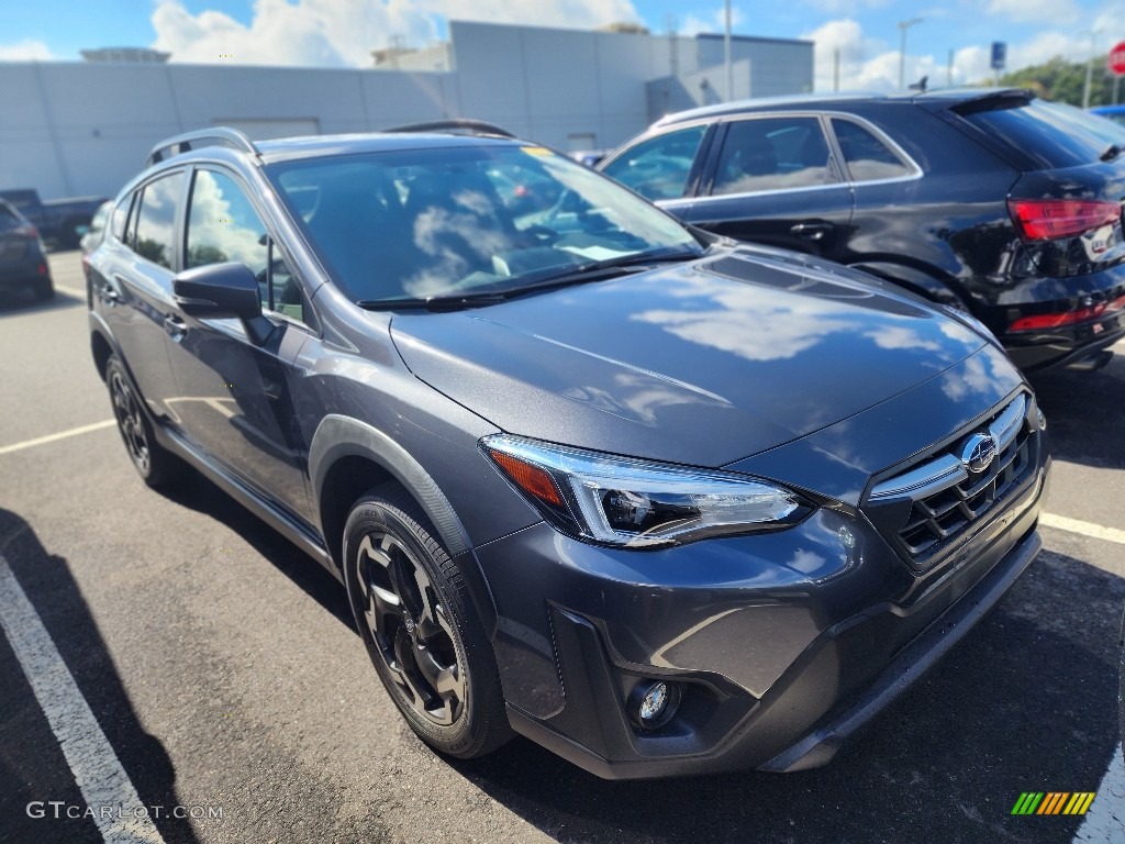 2021 Crosstrek Limited - Magnetite Gray Metallic / Black photo #2