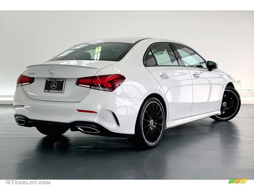 2020 A 220 Sedan - Polar White / Black photo #13