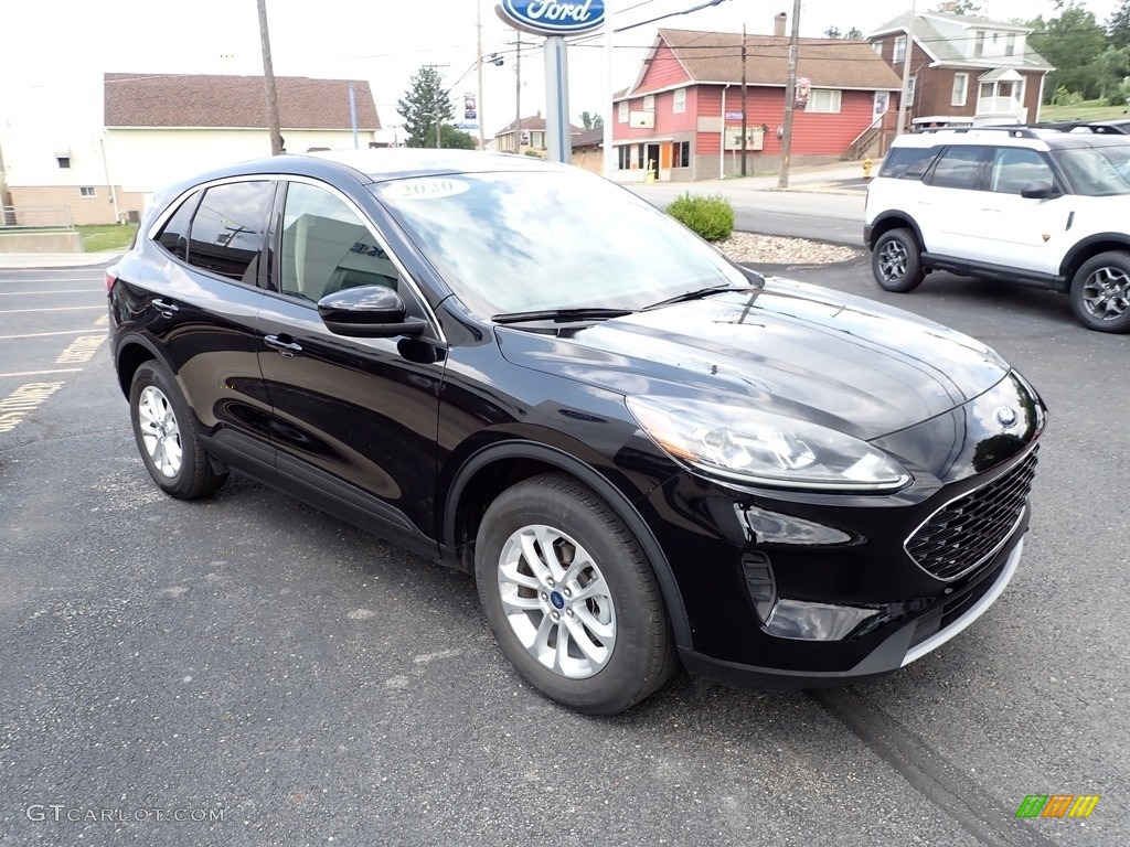 Agate Black Metallic 2020 Ford Escape SE 4WD Exterior Photo #146427386