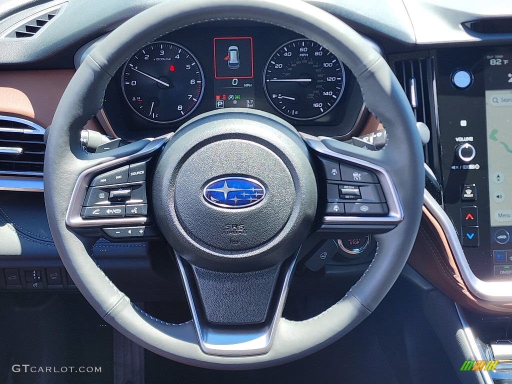 2024 Subaru Outback Touring XT Java Brown Steering Wheel Photo #146427575