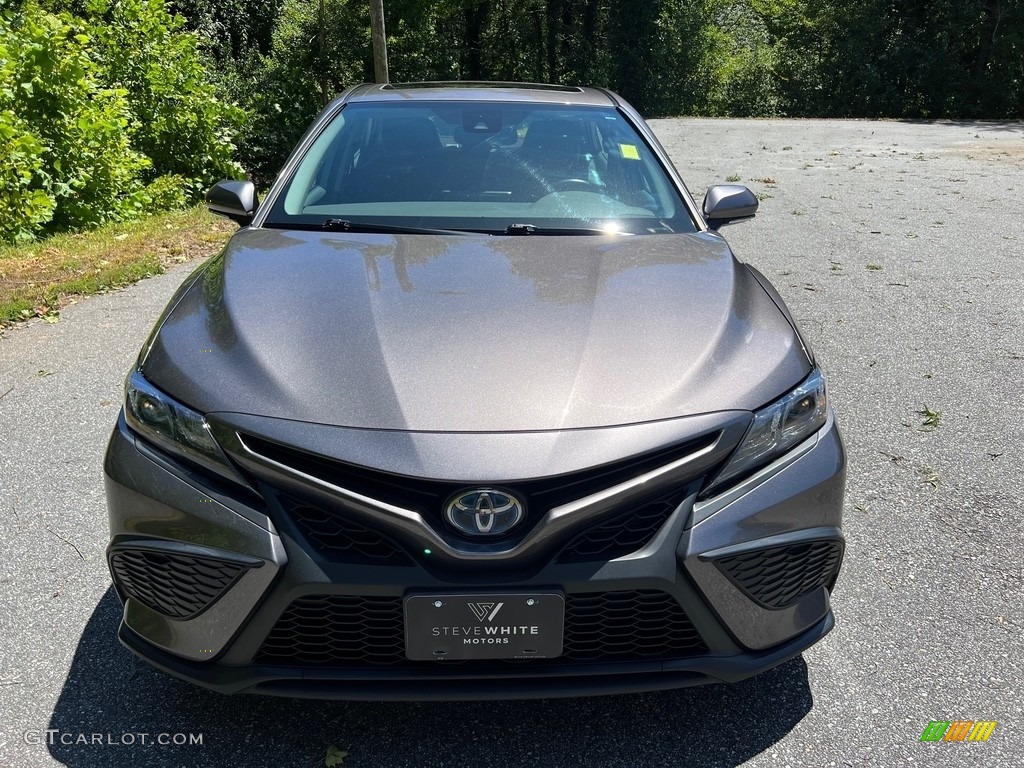 2022 Camry SE Hybrid - Predawn Gray Mica / Black photo #3