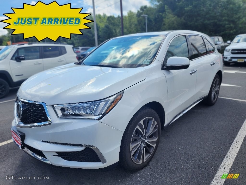 2020 MDX Technology AWD - Platinum White Pearl / Parchment photo #1