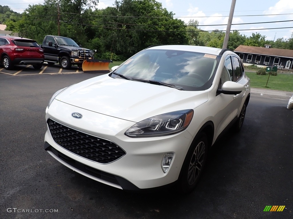 2020 Escape SEL 4WD - Star White Metallic Tri-Coat / Ebony Black photo #1