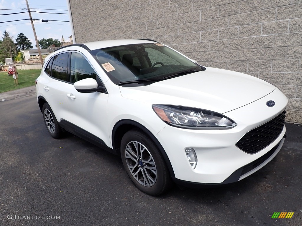 2020 Escape SEL 4WD - Star White Metallic Tri-Coat / Ebony Black photo #3