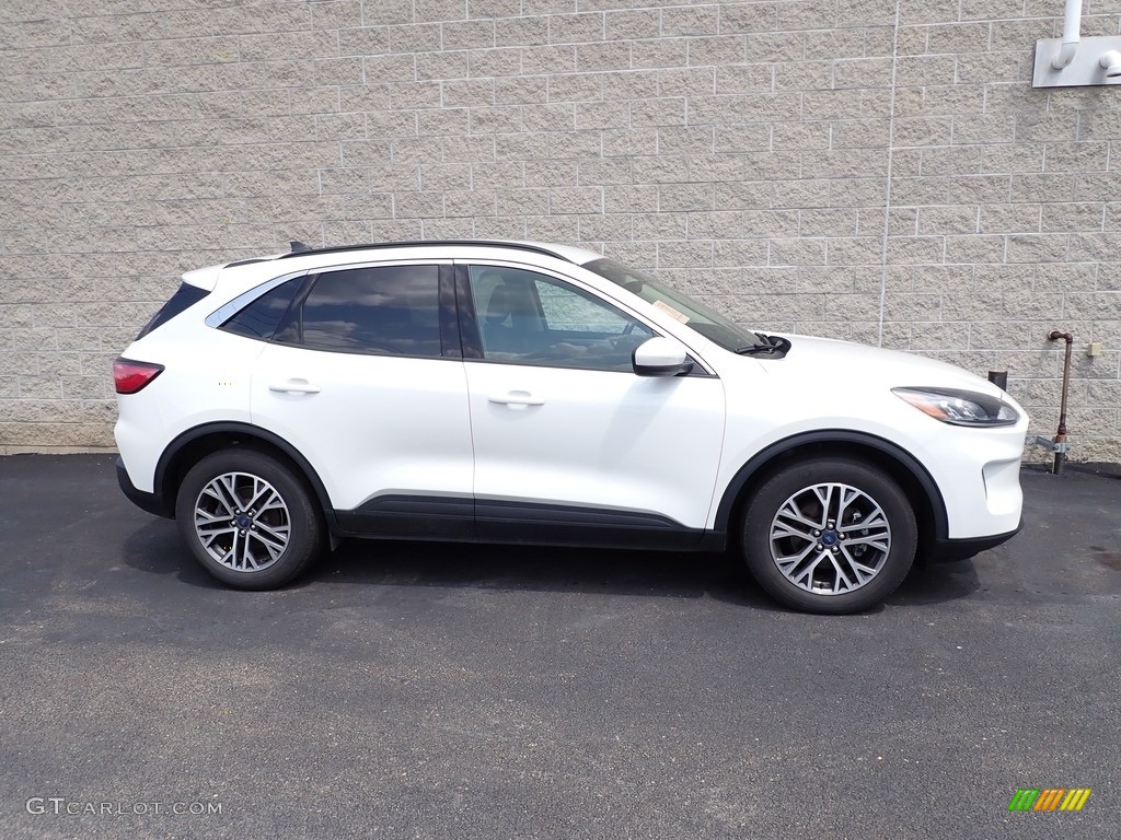 2020 Escape SEL 4WD - Star White Metallic Tri-Coat / Ebony Black photo #4