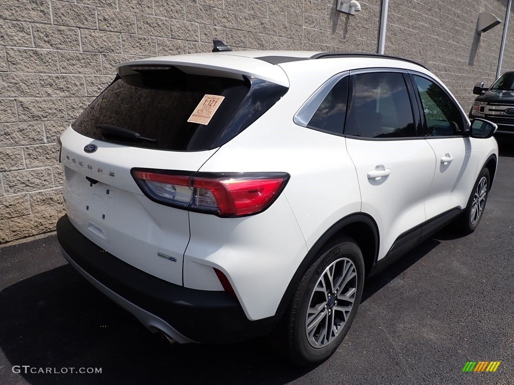 2020 Escape SEL 4WD - Star White Metallic Tri-Coat / Ebony Black photo #5