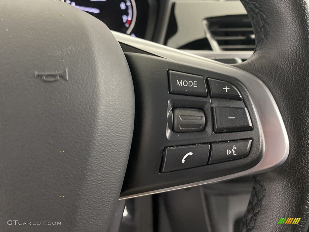 2020 BMW X2 sDrive28i Black Steering Wheel Photo #146428040