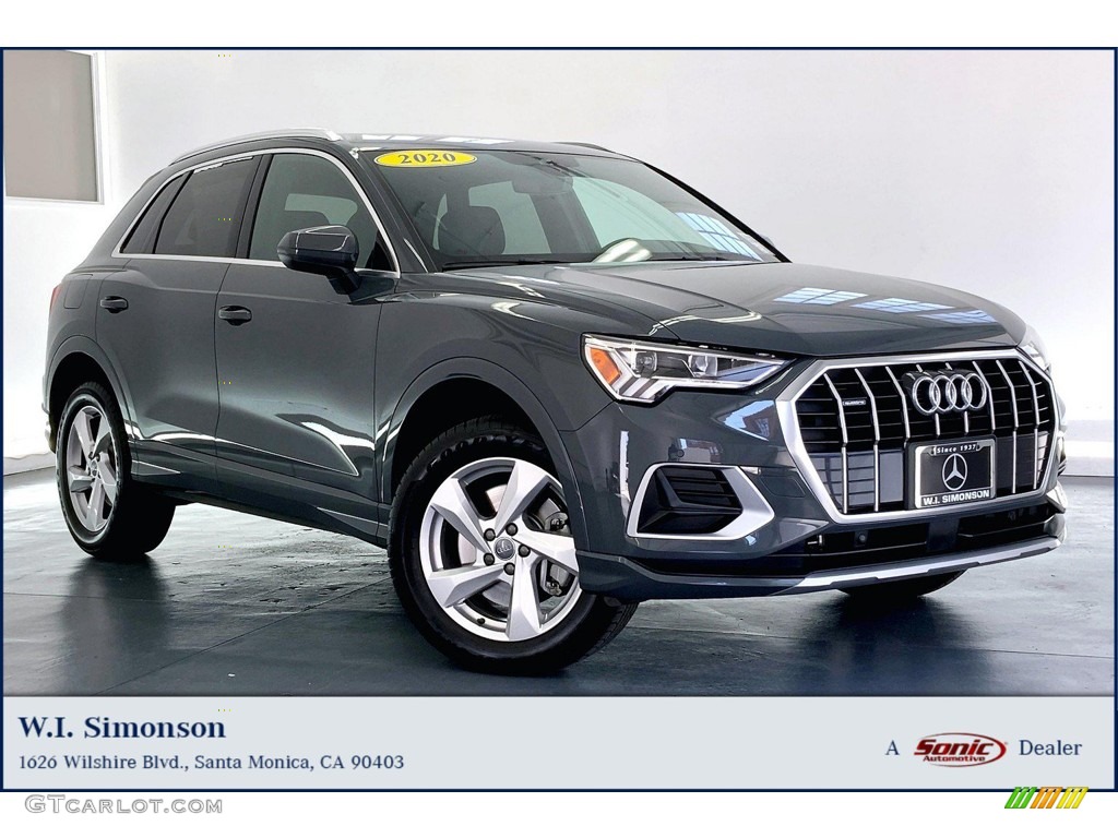2020 Q3 Premium Plus quattro - Chronos Gray Metallic / Black photo #1