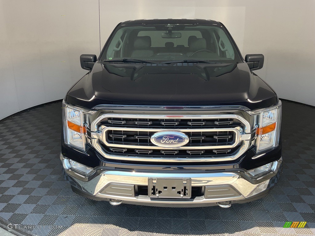 2021 F150 XLT SuperCrew 4x4 - Antimatter Blue / Medium Dark Slate photo #6