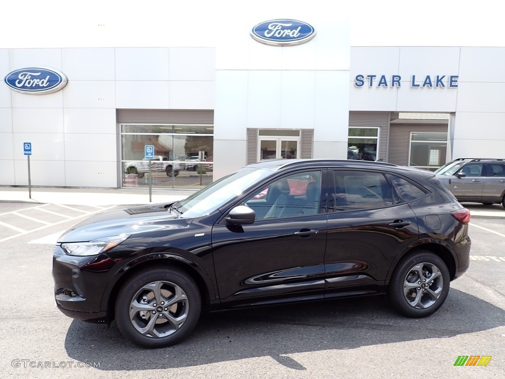 2023 Escape ST-Line AWD - Agate Black Metallic / Ebony photo #1