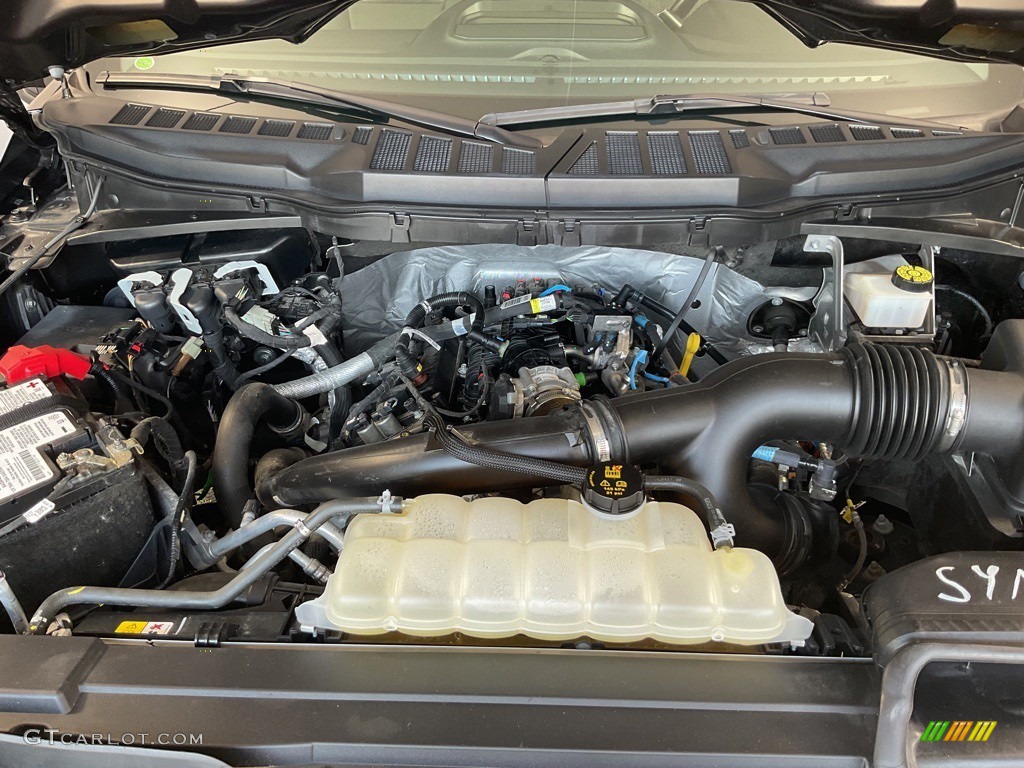 2021 F150 XLT SuperCrew 4x4 - Antimatter Blue / Medium Dark Slate photo #8