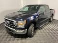 2021 Antimatter Blue Ford F150 XLT SuperCrew 4x4  photo #10