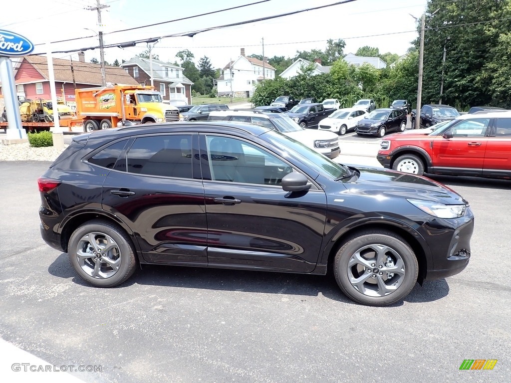 Agate Black Metallic 2023 Ford Escape ST-Line AWD Exterior Photo #146428589