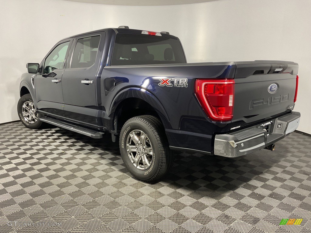 2021 F150 XLT SuperCrew 4x4 - Antimatter Blue / Medium Dark Slate photo #11