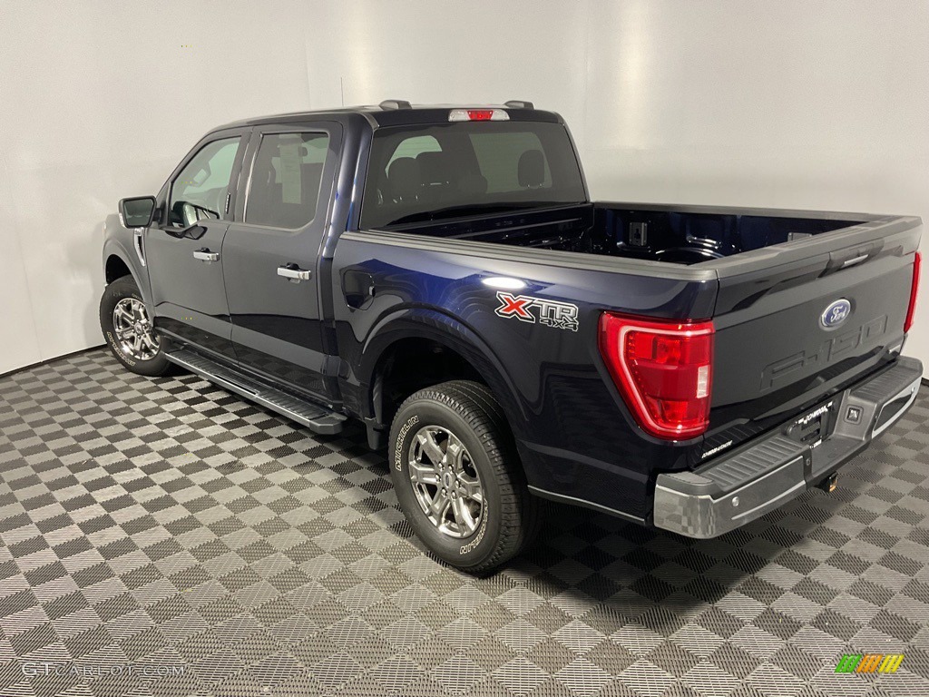 2021 F150 XLT SuperCrew 4x4 - Antimatter Blue / Medium Dark Slate photo #12