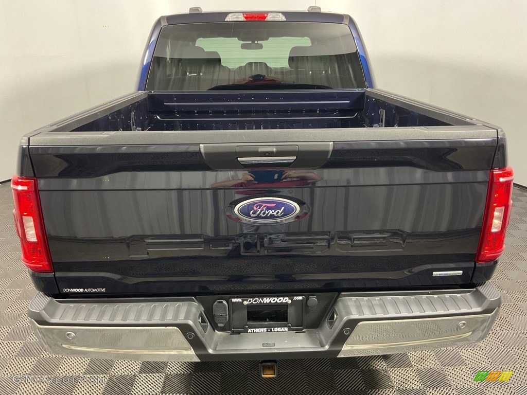 2021 F150 XLT SuperCrew 4x4 - Antimatter Blue / Medium Dark Slate photo #13