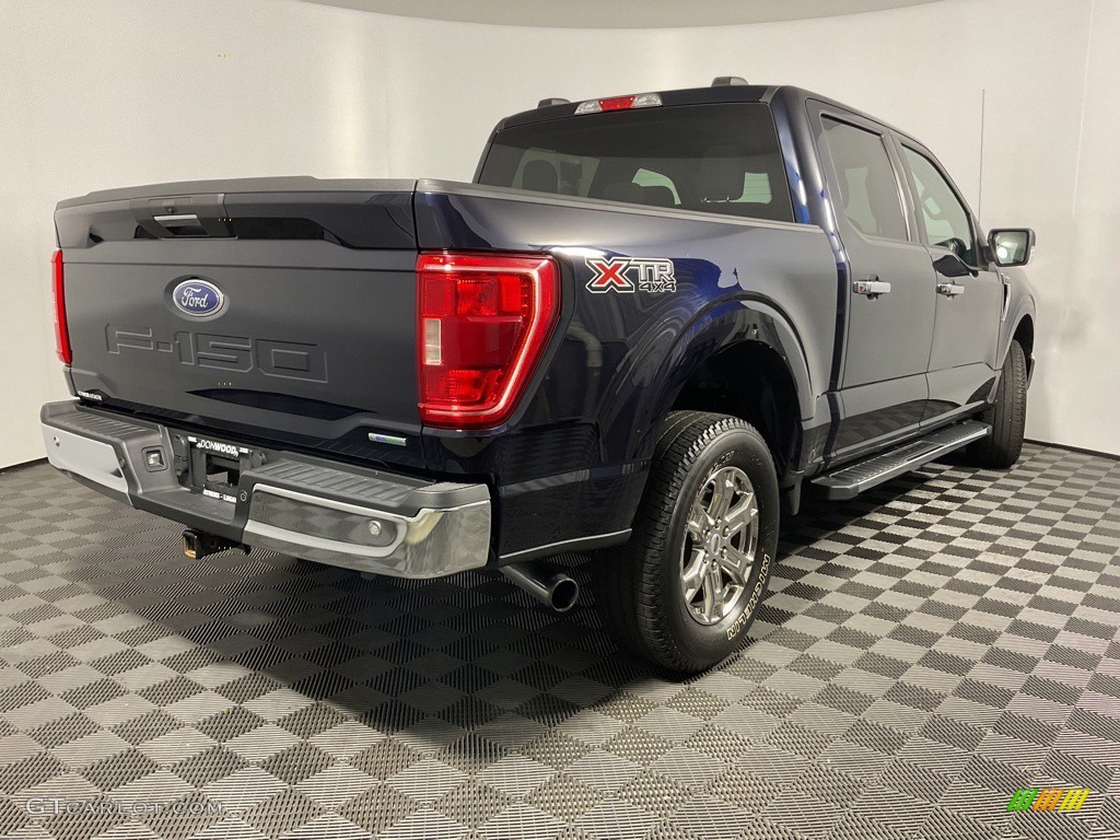 2021 F150 XLT SuperCrew 4x4 - Antimatter Blue / Medium Dark Slate photo #15