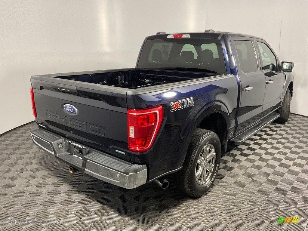 2021 F150 XLT SuperCrew 4x4 - Antimatter Blue / Medium Dark Slate photo #16