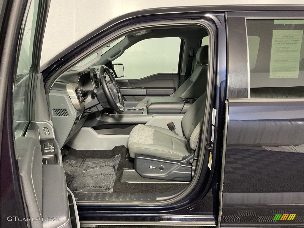 2021 F150 XLT SuperCrew 4x4 - Antimatter Blue / Medium Dark Slate photo #19