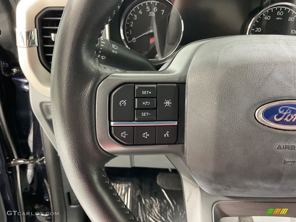2021 F150 XLT SuperCrew 4x4 - Antimatter Blue / Medium Dark Slate photo #23