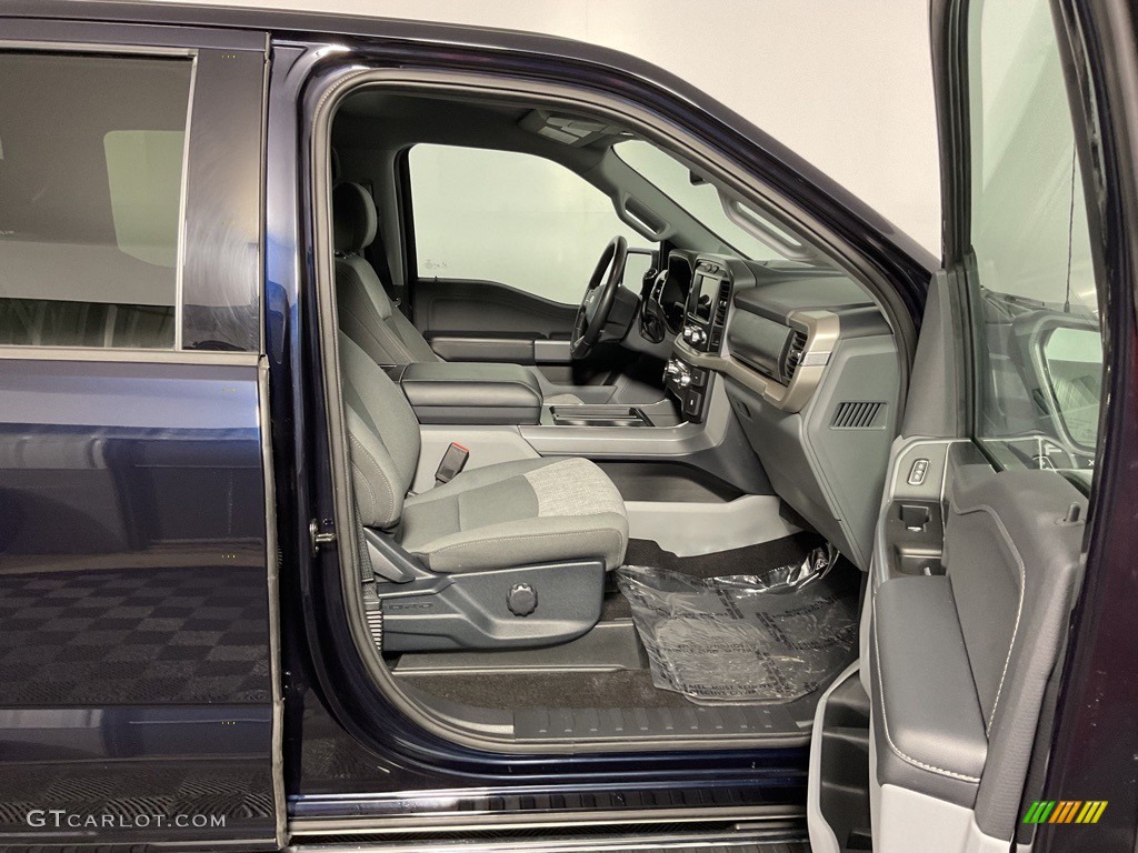 2021 F150 XLT SuperCrew 4x4 - Antimatter Blue / Medium Dark Slate photo #34
