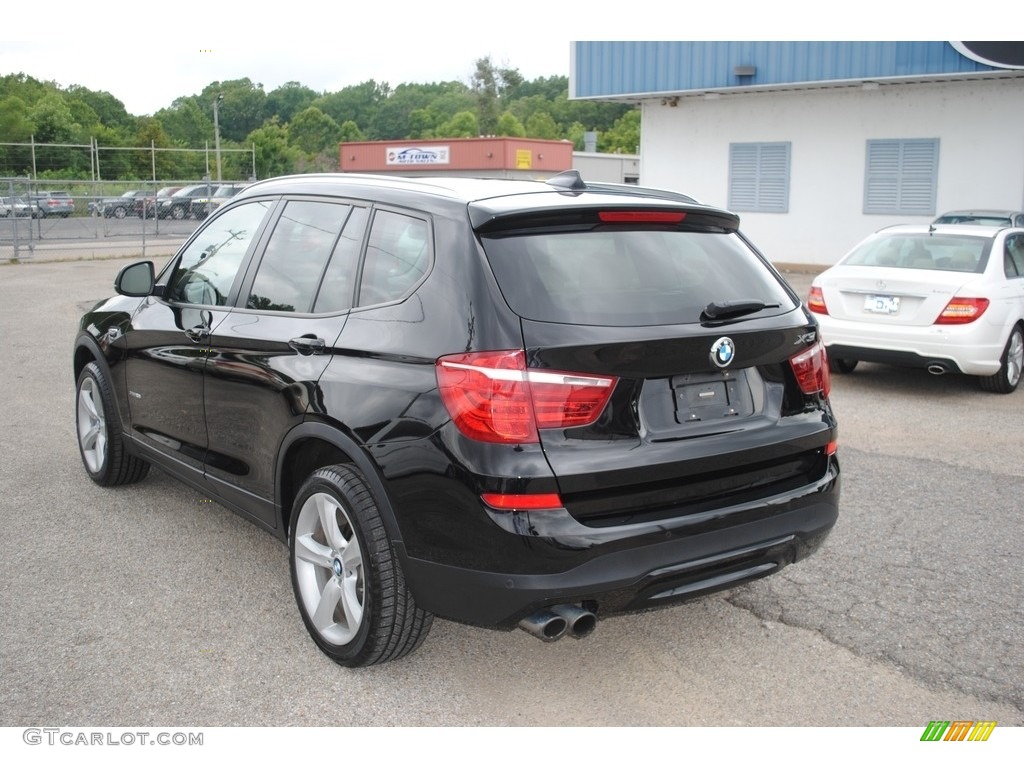 2017 X3 xDrive28i - Jet Black / Oyster photo #3