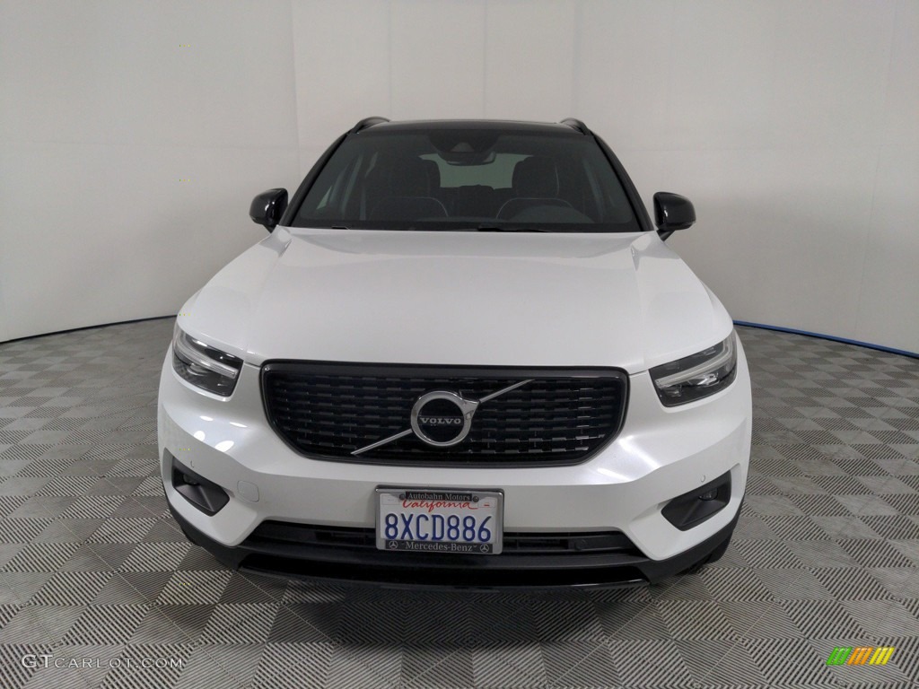 2021 XC40 T5 R-Design AWD - Crystal White Metallic / Charcoal photo #2