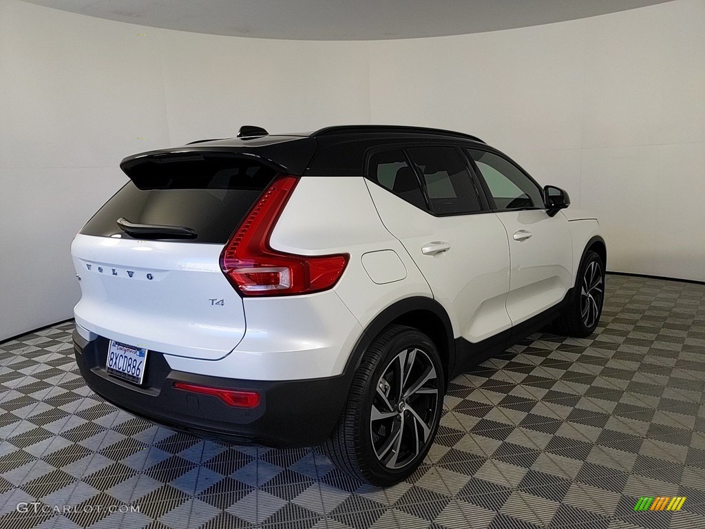 2021 XC40 T5 R-Design AWD - Crystal White Metallic / Charcoal photo #5