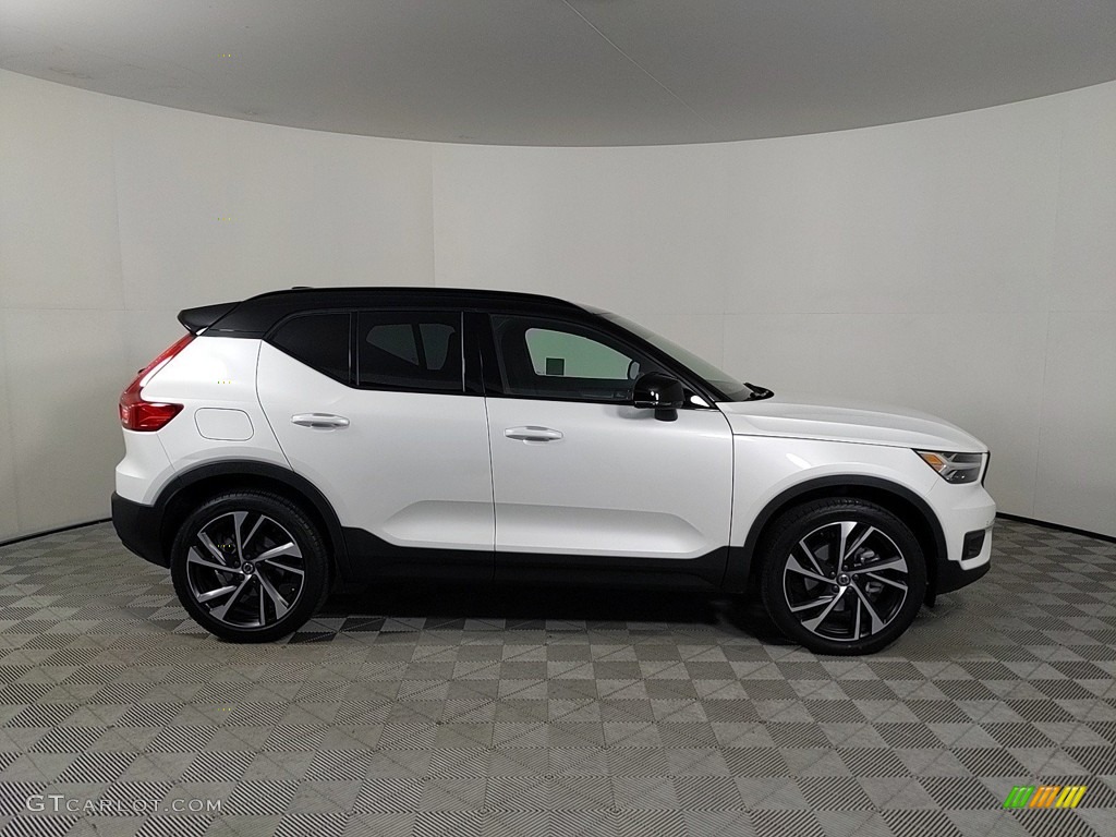 2021 XC40 T5 R-Design AWD - Crystal White Metallic / Charcoal photo #6