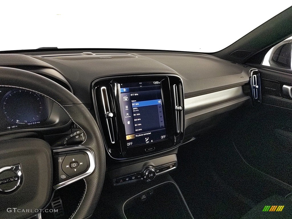 2021 XC40 T5 R-Design AWD - Crystal White Metallic / Charcoal photo #11